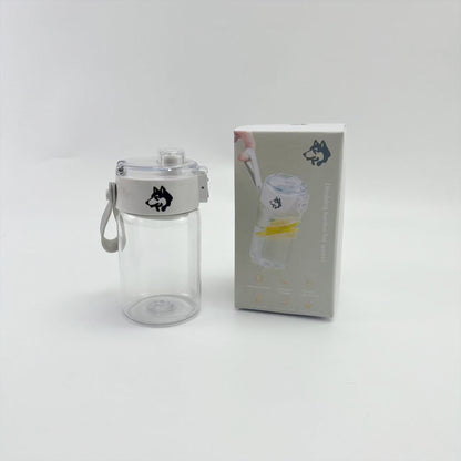 Drinking bottles for sports , Sports Water Bottle Drink Cup Portable Transparent， Reusable Sports Water Bottle