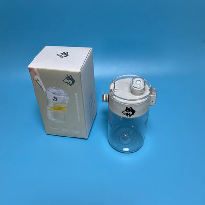 Drinking bottles for sports , Sports Water Bottle Drink Cup Portable Transparent， Reusable Sports Water Bottle